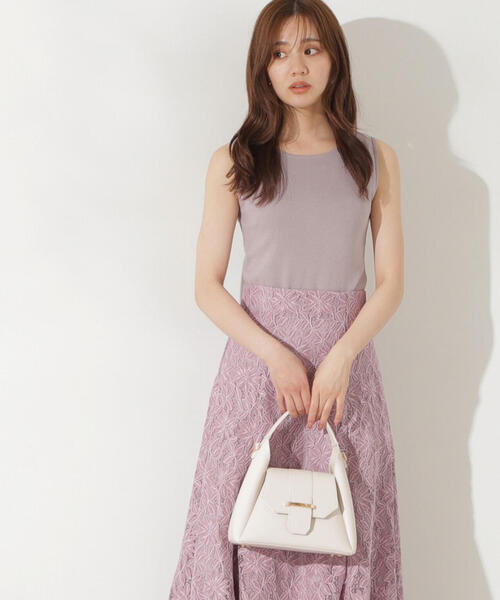 PROPORTION BODY DRESSING（プロポーションボディドレッシング）の「前後２ＷＡＹニットタンク / 1214270705（ニット/セーター・レディース・ブラウン/ホワイト系その他/グレー・FREE）」の13枚目の写真