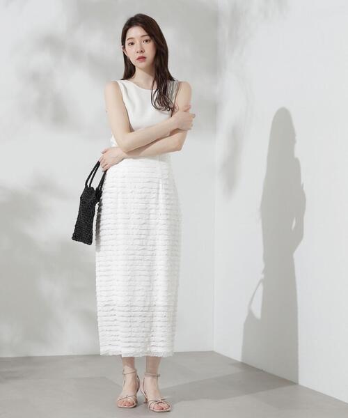 PROPORTION BODY DRESSING（プロポーションボディドレッシング）の「前後２ＷＡＹニットタンク / 1214270705（ニット/セーター・レディース・ブラウン/ホワイト系その他/グレー・FREE）」の22枚目の写真