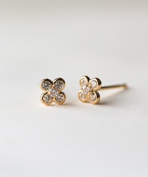 cui-cui｜キュイキュイのピアス（両耳用）（フラワーモチーフ）通販