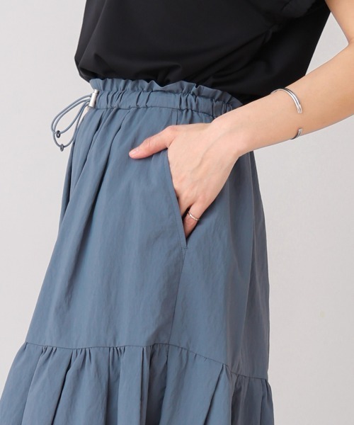 Bou Jeloud（ブージュルード）の「ナイロンワッシャースカート（スカート・レディース・オレンジ/ブラック/ライトブルー・FREE）」の20枚目の写真