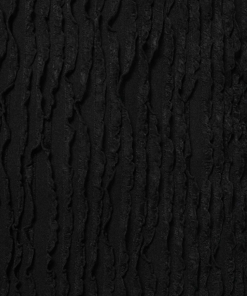 niko and...（ニコアンド）の「フリフリフレンチプルオーバー（Tシャツ/カットソー・レディース・ブラック/オフホワイト/セージグリーン・TALL/SHORT）」の21枚目の写真