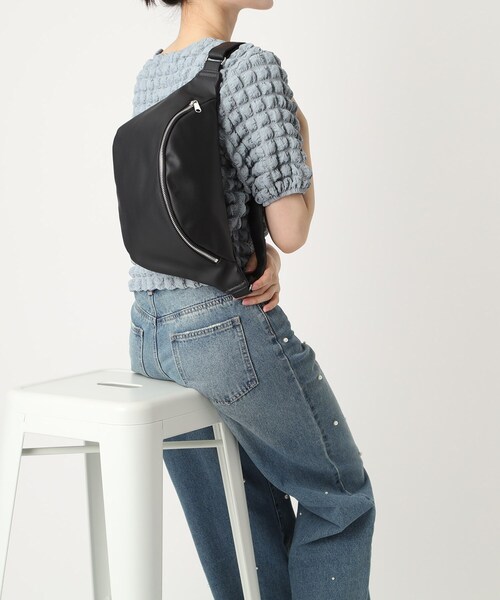 Ober Tashe（オーバータッシェ）の「合皮ボディバッグ（ボディバッグ/ウエストポーチ・レディース・ライトグレー/その他1/ブラック/ベージュ・FREE）」の20枚目の写真