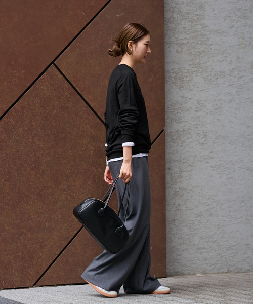 FRAMeWORK(フレームワーク)の「≪追加≫イタリアヤーン basic プルオーバー(ニット/セーター・レディース・ベージュ/ブラック/ライトグレー・FREE)」の5枚目の写真