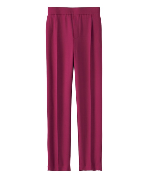BELLUNA PLUS(ベルーナ)の「サラサラ美脚テーパードパンツ60丈(その他パンツ・レディース・ピンク/グリーン/ネイビー/コーラル/チャコール/アイボリー/ブルーグリーン/ブラック/ブルー/ローズ/オリーブ・SMALL/MEDIUM/LARGE/X-LARGE)」の22枚目の写真