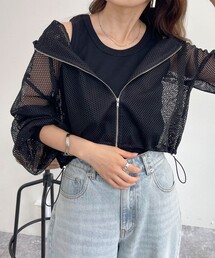 fredy emue | メッシュパーカー+タンクトップセット(パーカー)