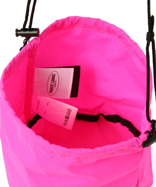 PARROTT CANVAS（パロットキャンバス）の「【PARROTT CANVAS】ドローミニバッグ（ショルダーバッグ・レディース・ピンク/ブラウン・FREE）」の9枚目の写真