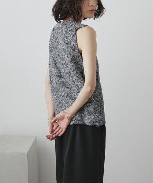 ミックスニットベスト（ベスト）｜Aunt Marie's（アントマリーズ