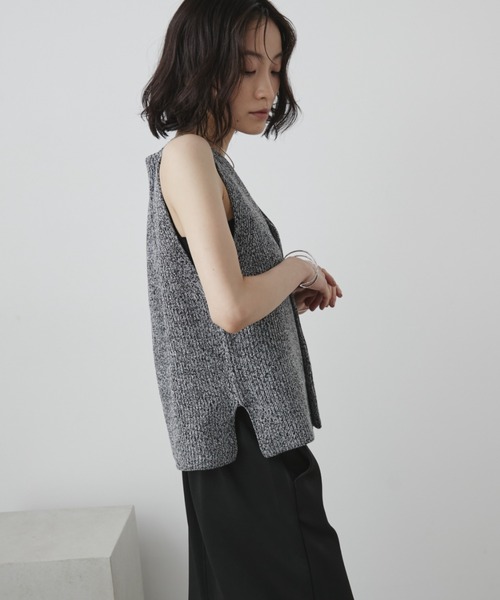 ミックスニットベスト（ベスト）｜Aunt Marie's（アントマリーズ
