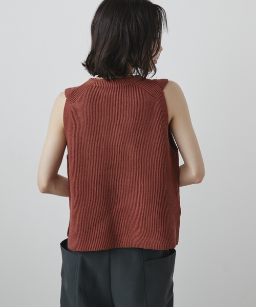 Aunt Marie's（アントマリーズ）の「ミックスニットベスト（ベスト