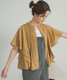 URBAN RESEARCH DOORS | ピンタックフレアスリーブブラウス(シャツ/ブラウス)