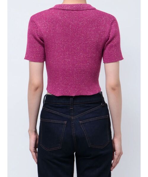 EVRIS（エヴリス）の「ラメWZIPニット（ニット/セーター・レディース・ブラック/グレー/ブルー/ピンク・FREE）」の14枚目の写真