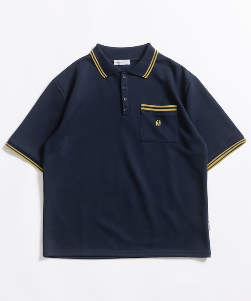 MUHET（ミュエータ）の「ライン入りカノコポロシャツ（ポロシャツ・レディース・ブラック/ライトブルー/ネイビー/カーキ・MEDIUM/X-LARGE）」の19枚目の写真