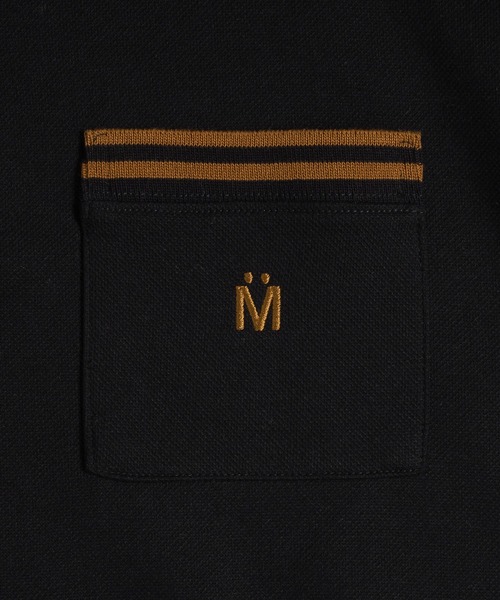 MUHET（ミュエータ）の「ライン入りカノコポロシャツ（ポロシャツ・レディース・ブラック/ライトブルー/ネイビー/カーキ・MEDIUM/X-LARGE）」の8枚目の写真