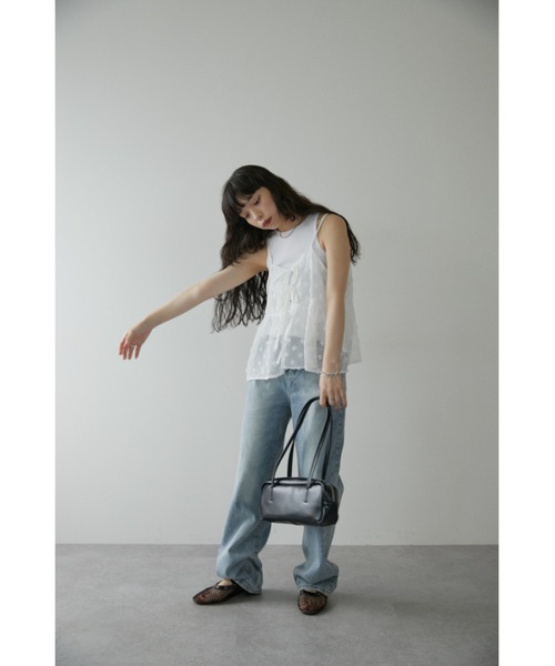 DRWCYS(ドロシーズ)の「フラワーシアートップス(キャミソール・レディース・ブラック/ホワイト・FREE)」の16枚目の写真