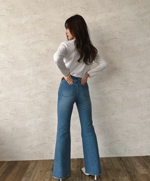 favclo. | rhinestone denim pants / ラインストーンデニムパンツ(デニムパンツ)