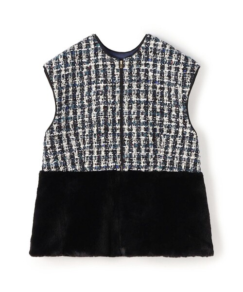 TOMORROWLAND collection〉のツイードのジレ