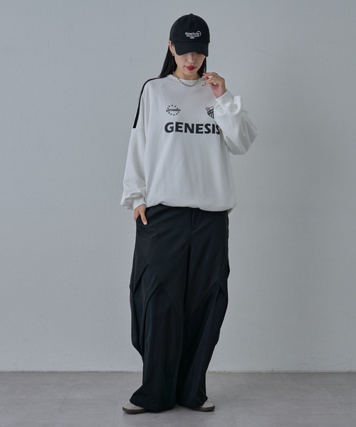 COLONY 2139（コロニートゥーワンスリーナイン）の「ゲームスウェットプルオーバー（スウェット・メンズ・ブラック/ホワイト・MEDIUM/LARGE）」の7枚目の写真