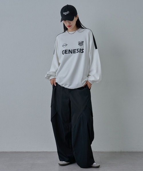 COLONY 2139（コロニートゥーワンスリーナイン）の「ゲームスウェットプルオーバー（スウェット・メンズ・ブラック/ホワイト・MEDIUM/LARGE）」の11枚目の写真