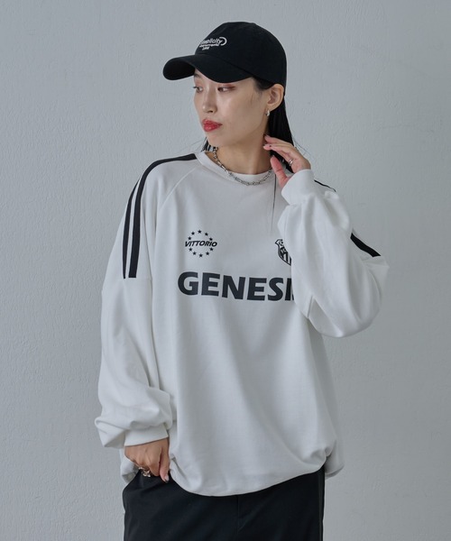 COLONY 2139（コロニートゥーワンスリーナイン）の「ゲームスウェットプルオーバー（スウェット・メンズ・ブラック/ホワイト・MEDIUM/LARGE）」の3枚目の写真