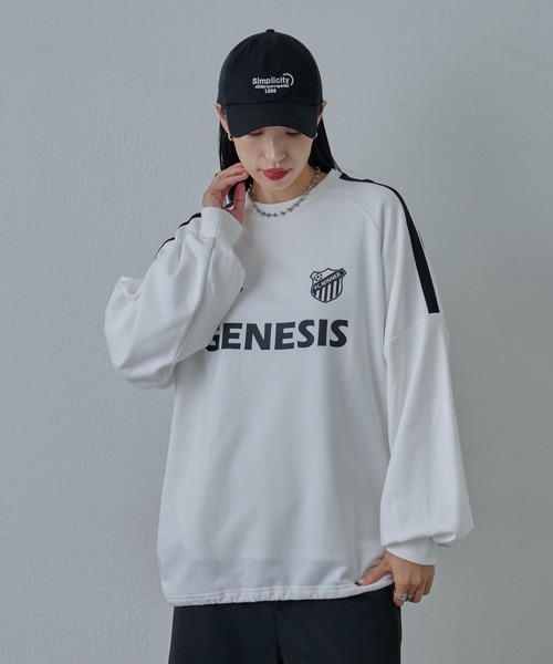 COLONY 2139（コロニートゥーワンスリーナイン）の「ゲームスウェットプルオーバー（スウェット・メンズ・ブラック/ホワイト・MEDIUM/LARGE）」の6枚目の写真