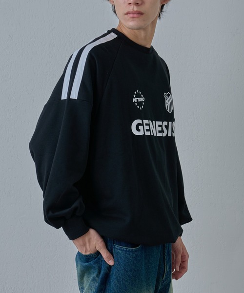 COLONY 2139（コロニートゥーワンスリーナイン）の「ゲームスウェットプルオーバー（スウェット・メンズ・ブラック/ホワイト・MEDIUM/LARGE）」の15枚目の写真