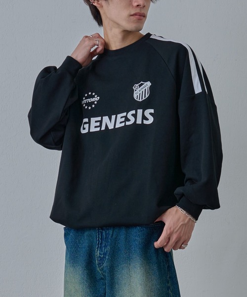 COLONY 2139（コロニートゥーワンスリーナイン）の「ゲームスウェットプルオーバー（スウェット・メンズ・ブラック/ホワイト・MEDIUM/LARGE）」の12枚目の写真