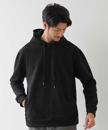 フェイクスエードプルオーバーパーカー