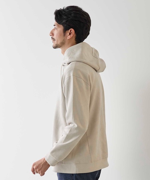 UNION STATION（ユニオンステーション）の「フェイクスエードプルオーバーパーカー（パーカー・メンズ・ブラック/ベージュ/ホワイト/ブルー・LL/L/M）」の16枚目の写真