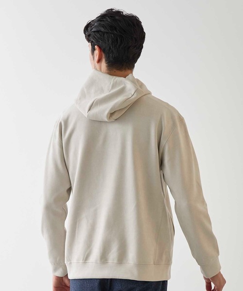 UNION STATION（ユニオンステーション）の「フェイクスエードプルオーバーパーカー（パーカー・メンズ・ブラック/ベージュ/ホワイト/ブルー・LL/L/M）」の17枚目の写真
