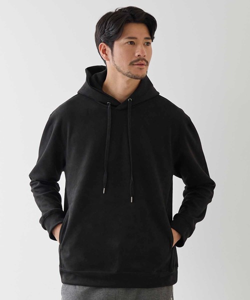 UNION STATION（ユニオンステーション）の「フェイクスエードプルオーバーパーカー（パーカー・メンズ・ブラック/ベージュ/ホワイト/ブルー・LL/L/M）」の19枚目の写真