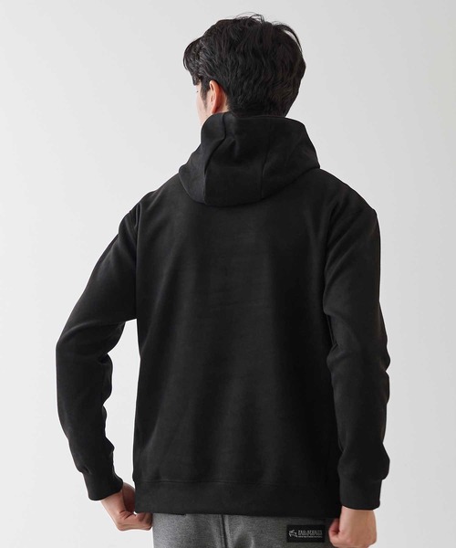 UNION STATION（ユニオンステーション）の「フェイクスエードプルオーバーパーカー（パーカー・メンズ・ブラック/ベージュ/ホワイト/ブルー・LL/L/M）」の22枚目の写真