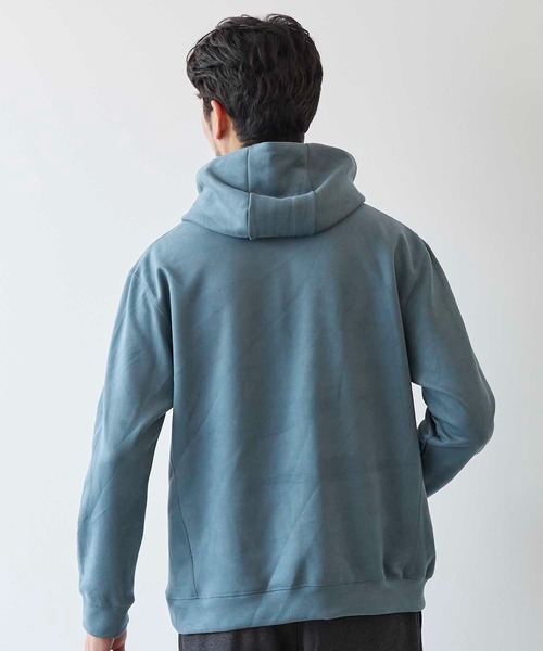 UNION STATION（ユニオンステーション）の「フェイクスエードプルオーバーパーカー（パーカー・メンズ・ブラック/ベージュ/ホワイト/ブルー・LL/L/M）」の12枚目の写真