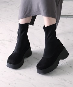 ANELATOKYO BOOTS ポインテッドショートブーツ ブラック Ꮪ セール】ポインテッドショートブーツ（ブーツ）｜ANELATOKYO