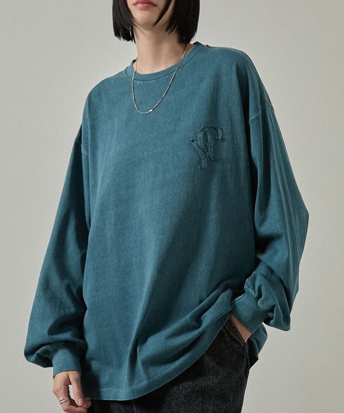 Alfred Alex】ヴィンテージメイクデザイン ビッグピグメントダメージ