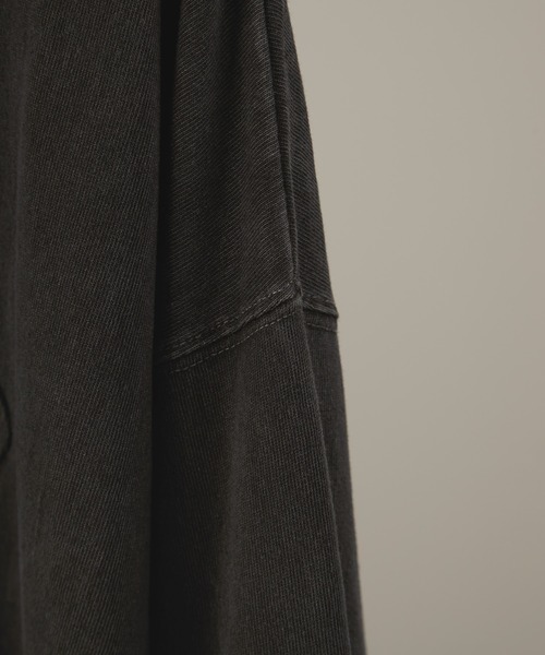 Alfred Alex（アルフレッドアレックス）の「【Alfred Alex】ヴィンテージメイクデザイン ビッグピグメントダメージパッチロゴTシャツ（Tシャツ/カットソー・メンズ・オフホワイト/ブラック/ワイン/チャコールグレー/グレイッシュブルー/ワイン系/ブラック系/ブルー系/ダークグリーン・M/L）」の16枚目の写真