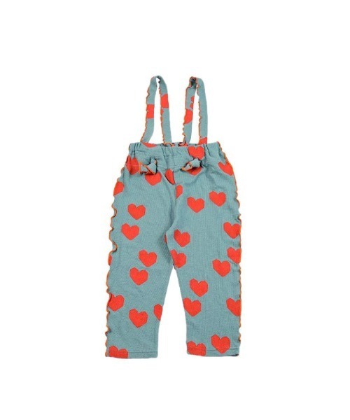 HOGAN RANCH WEAR（ホーガンランチウエア）の「パイルメロー2wayサロペット（サロペット/オーバーオール・キッズ・グリーン/レッド/オフホワイト/ライトブルー/ミント/ピンク・100/80/120/110/90）」の6枚目の写真