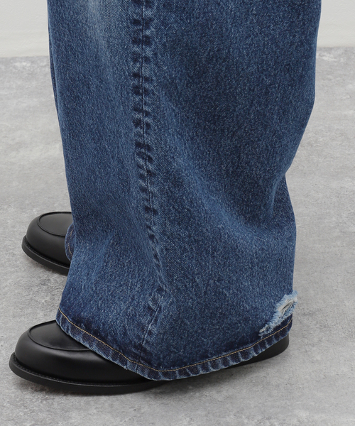 INSCRIRE(アンスクリア) Denime Loose Fit Pants カコウ ID-PT33A