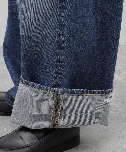 INSCRIRE☆アンスクリア／Denim Loose Fit Pants 32 INSCRIRE(アンスクリア) Denime Loose Fit Pants カコウ ID-PT33A