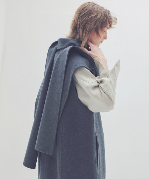 DRESSLAVE(ドレスレイブ)の「front dual face rever gilet(フロントデュアルフェイスリバージレ)(ベスト・レディース・グレー・38)」の10枚目の写真