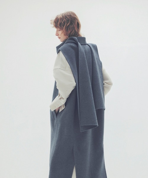 DRESSLAVE(ドレスレイブ)の「front dual face rever gilet(フロントデュアルフェイスリバージレ)(ベスト・レディース・グレー・38)」の11枚目の写真