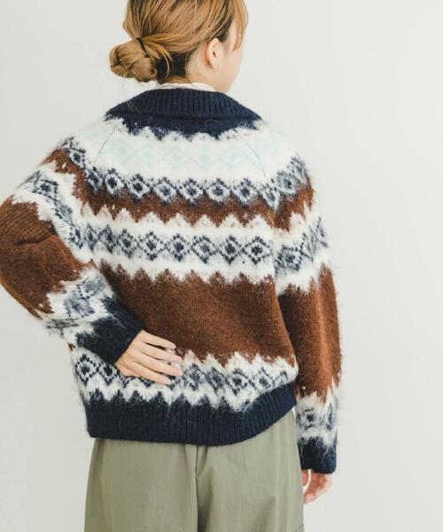 セール】シャギーカウチンニットカーディガン（カーディガン/ボレロ