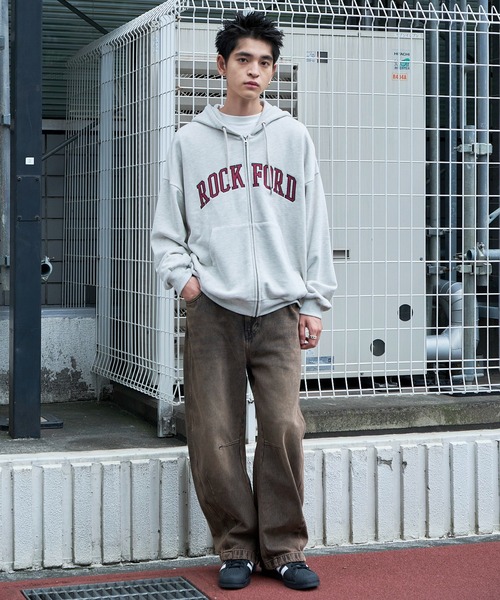 WEGO（ウィゴー）の「WEGO/イージーバレルレッグデニムパンツ（デニムパンツ・メンズ・スカイブルー/ブラウン/ブラック系3/ライトインディゴブルー/ブラック・SMALL/MEDIUM/LARGE）」の14枚目の写真