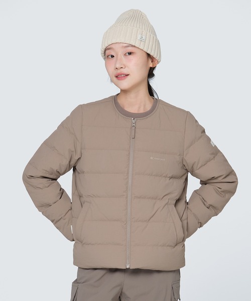 Snow Peak(スノーピーク)の「Land women's lightweight down(ダウンジャケット/コート・レディース・ブラック/ブラウン系その他/アイボリー/ライトベージュ/ピンク系その他・XS/S/M/L)」の4枚目の写真