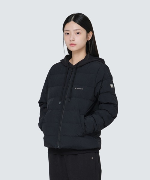 Snow Peak(スノーピーク)の「Land women's lightweight down(ダウンジャケット/コート・レディース・ブラック/ブラウン系その他/アイボリー/ライトベージュ/ピンク系その他・XS/S/M/L)」の3枚目の写真