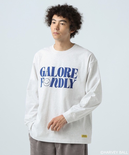 SMILEY FACE(スマイリーフェイス)の「【SMILEY FACE(スマイリーフェイス)】HELLOSMILEY長袖Tシャツ(Tシャツ/カットソー・メンズ・ブラック/グレー/オフホワイト/その他1・MEDIUM/LARGE)」の3枚目の写真