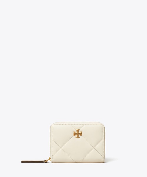 TORY BURCH(トリーバーチ)の「キラ ダイヤモンドキルト ジップアラウンド スモールウォレット(財布・レディース・サンドベージュ/ブラック/クリーム/ホワイト/ライトグレー・ONE SIZE)」の10枚目の写真