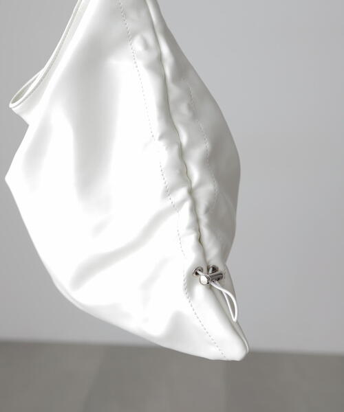 FREE'S MART(フリーズマート)の「◆ドロストトート(トートバッグ・レディース・ホワイト/ブラック・フリ-)」の12枚目の写真