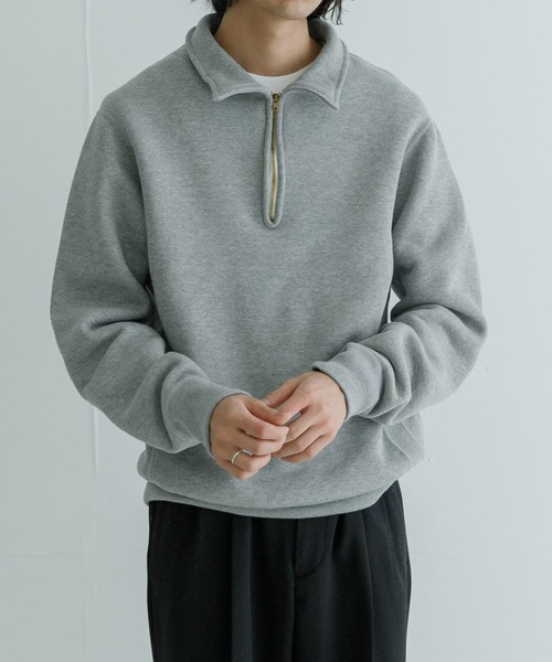 Scye(サイ)の「Scye Half Zip Pullover(その他トップス・メンズ・グレー・38/40)」の2枚目の写真