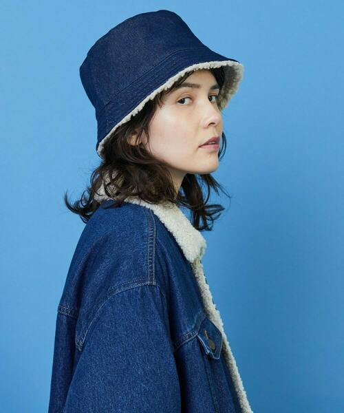 FRAPBOIS（フラボア）の「デニムボアハット（ハット・レディース・ブルー/ブラック・FREE）」の8枚目の写真