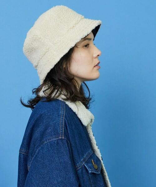 FRAPBOIS（フラボア）の「デニムボアハット（ハット・レディース・ブルー/ブラック・FREE）」の9枚目の写真